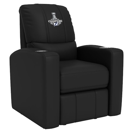 Dreamseat Stealth Recliner with Tampa Bay Lightning 2021 Stanley Cup Champions Logo XZ52082CDSMHTBLK-PSNHL42063